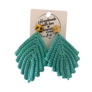 Real Feather Drops Earrings